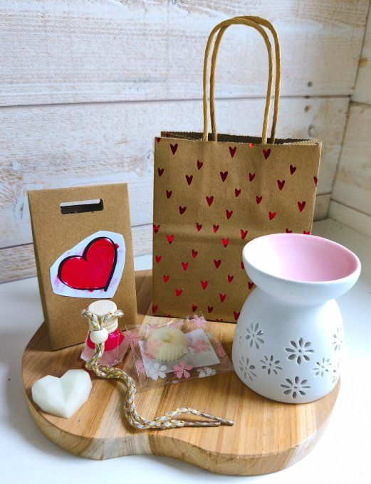 Coffret Maman marguerite rose